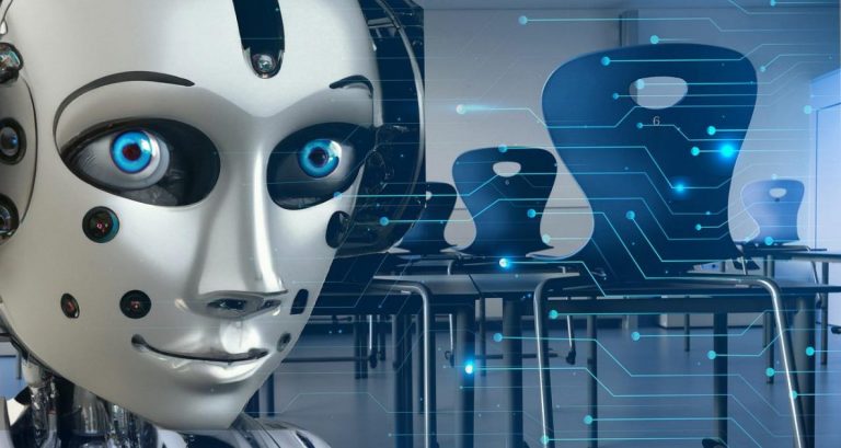 Illustratie van AI in de zorg met diagnostische technologie en patiëntenzorg optimalisatie